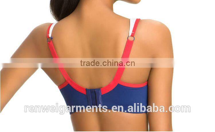 Various colors available OEM and ODM services hot sex women's sport bra