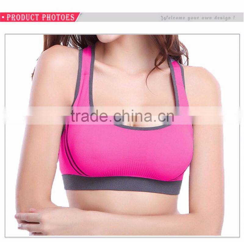 Hot Sale Seamless Best Yoga Bra Bodybuilding Women Sports Bra