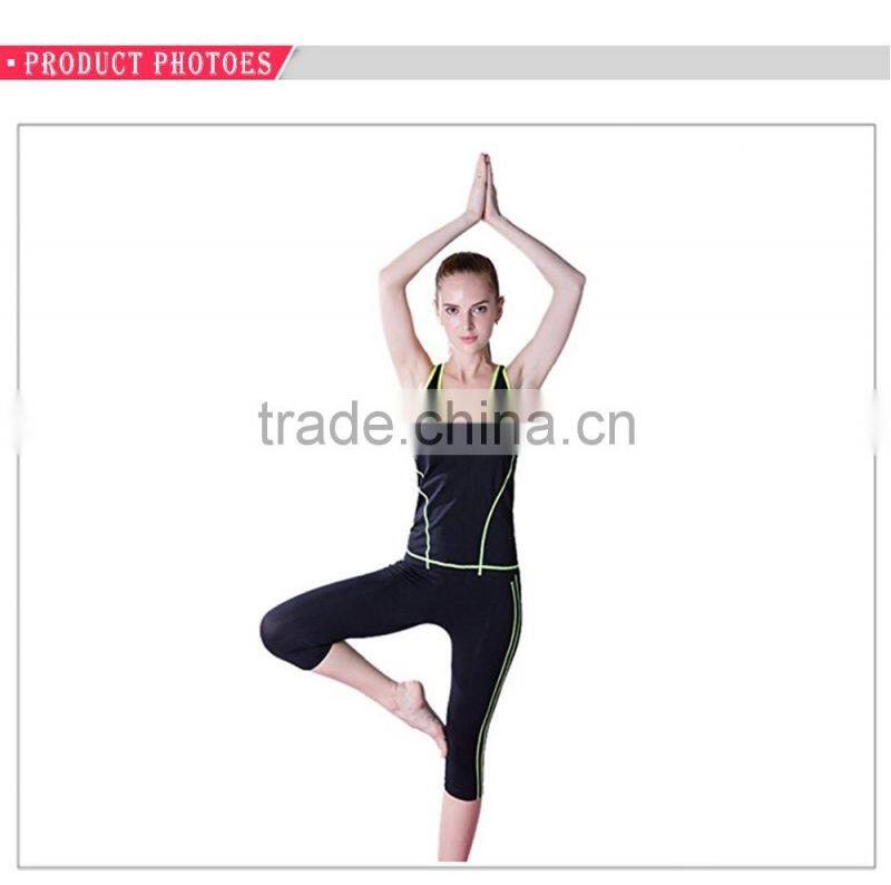 Wholesale Fit Active Sports Yoga Clothing Women's Fitness Yoga Wear Set
