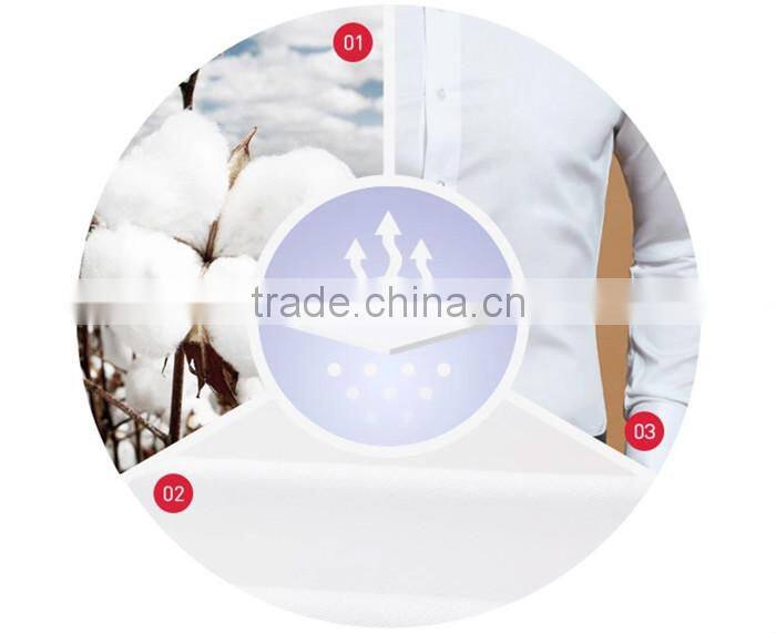 2017 Gentlemen style french cuff open-neck men dress shirt