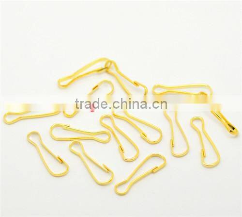 Gold Plated ID Badge Holder Clips 23x7mm