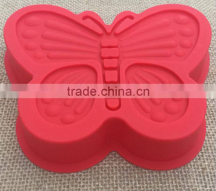 Wholesale safety Butterfly shape silicone chocolate mould,soap mold,diy cake mould
