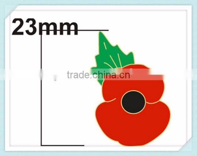 Make any design metal badge poppy pin badge