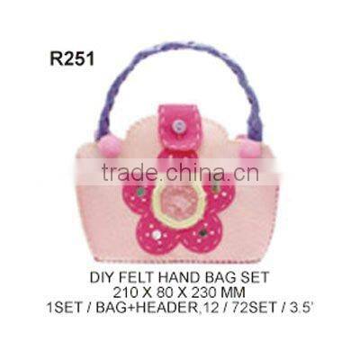 (R254) DIY FELT HAND BAG SET
