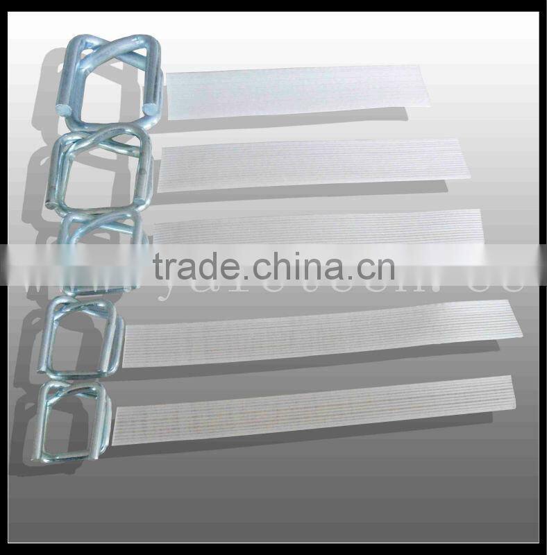 woven polyester strapping 19mm , polyester straps wire buckles