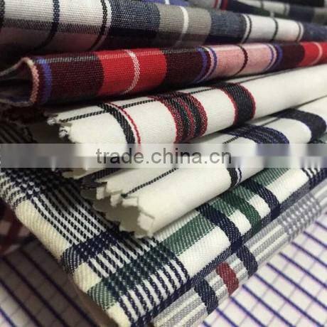 T/C65/35 45*45 110*76 63 check cotton yarn dyed fabric