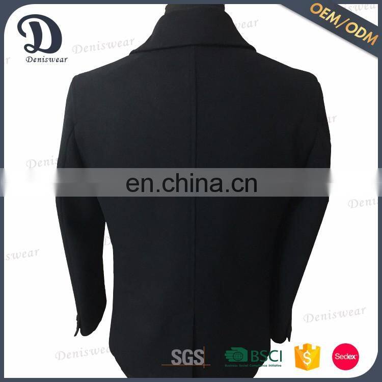 new 2017 men DB wool short coat