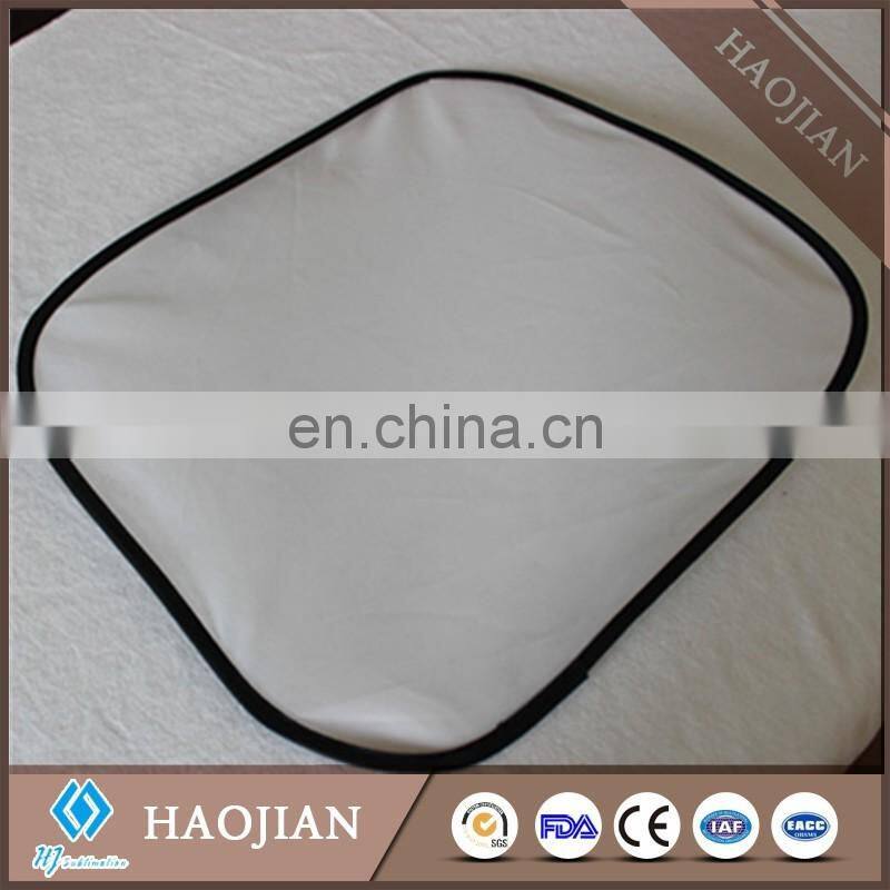 Sublimation high quality 100% polyester printing car sunshade with DIY logo