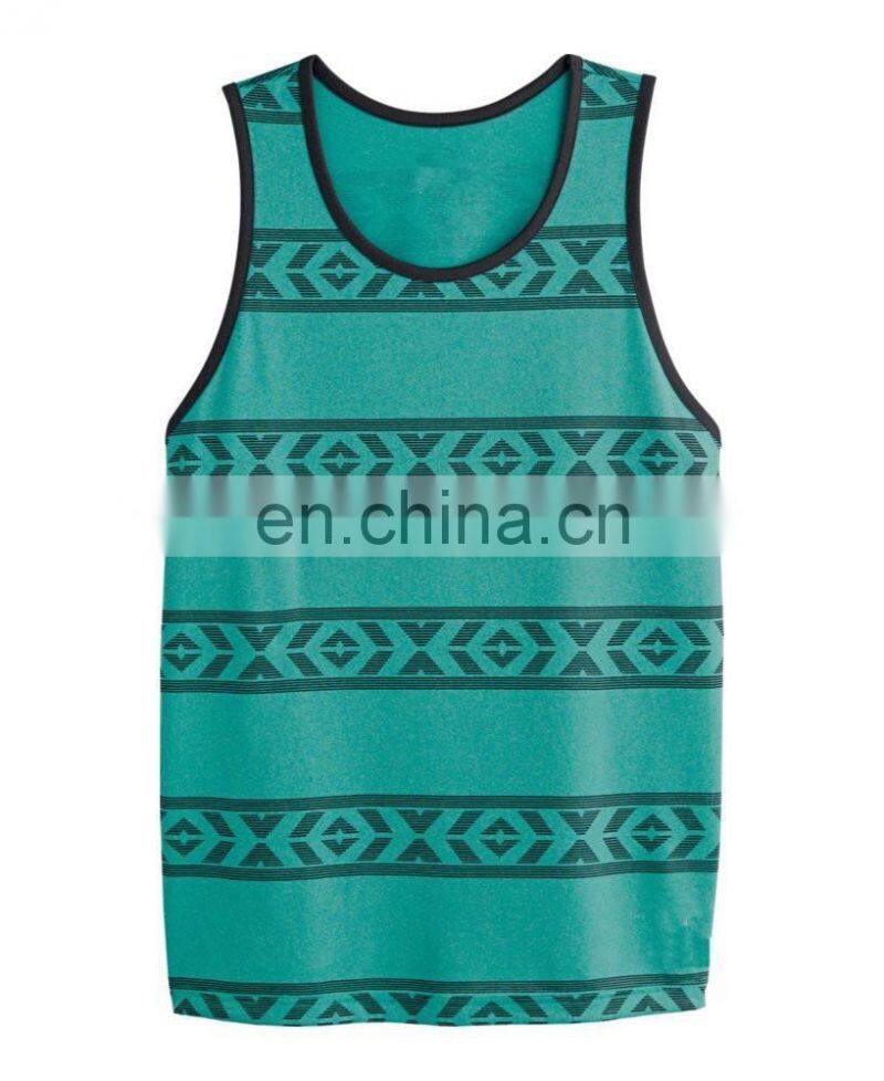 2017 Wholesale Singlet Casual Athletic Mens Gym Tank Top