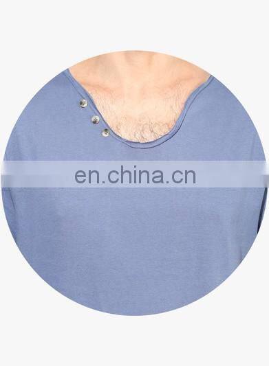 Bule V-Neck Running T-Shirts