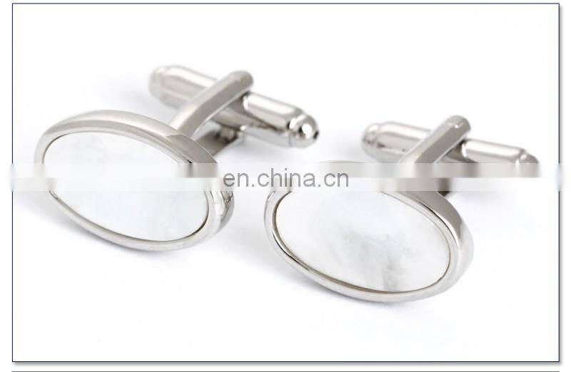 Classic White Pearl Fashion Jewelry Cufflinks