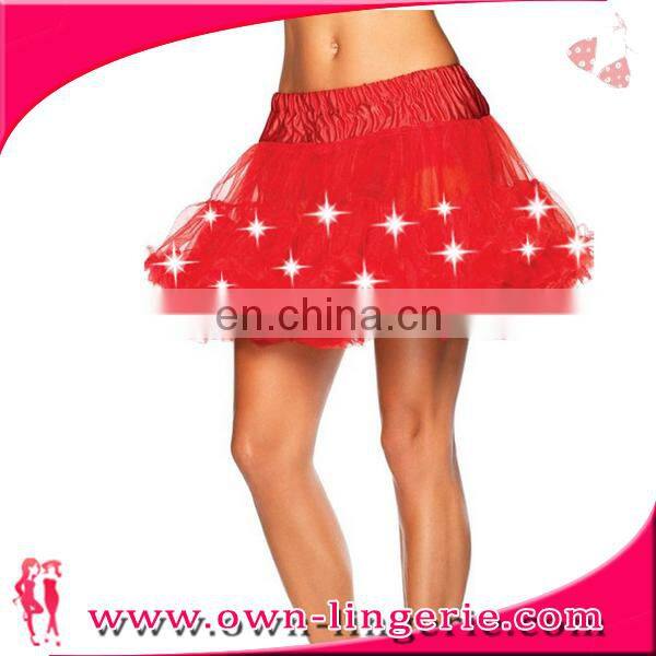 sexy dance party girls light up tutu skirt,stage dance tutu skirt,high quality girls tutu
