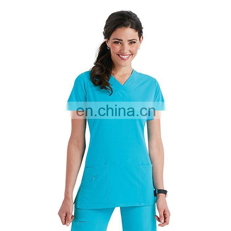 Scrubs tops new fashion hospital uniform for doctor