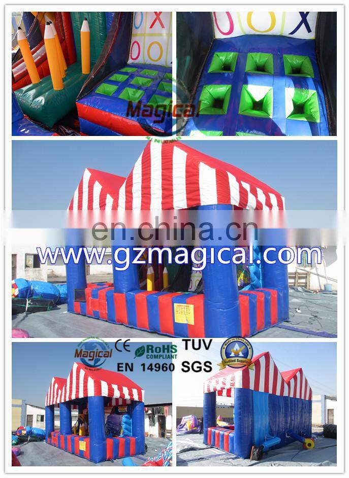 kids inflatable fashion shooting games inflatable functional commercial toys