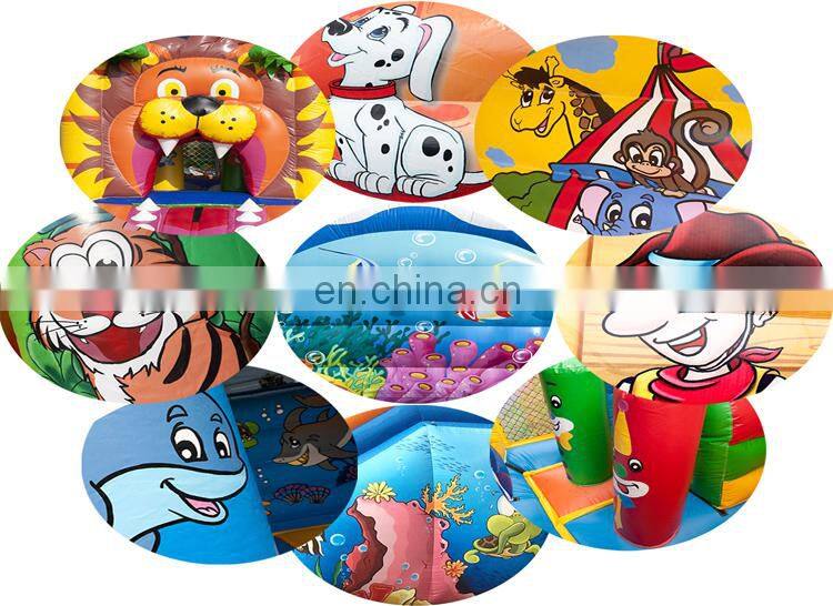 Hot sales inflatable castle with double slides