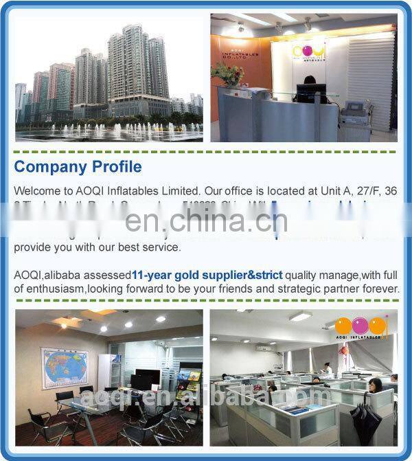 AOQI competitive price Arctic Ocean inflatable Polar Bear Pattern water slide for kids and adults