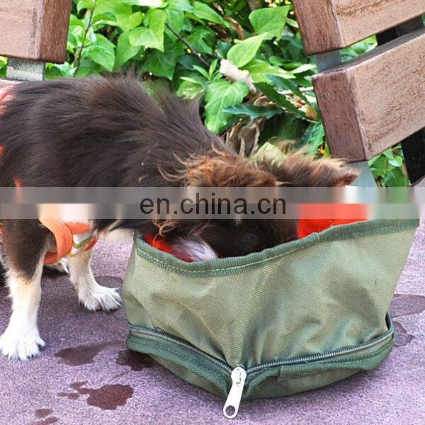 waterproof foldable protable pet bowl