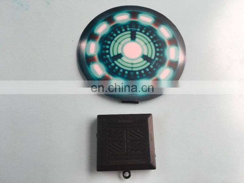 t-shirt EL panel with wireless lithium USB rechargeable inverter sound active