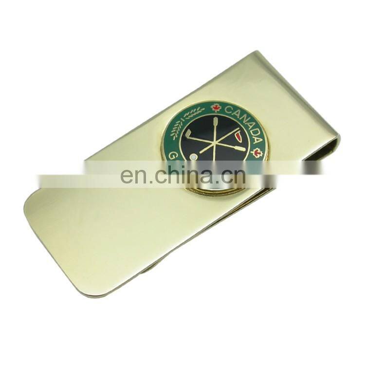 Dollar Shaped dual Plating Metal Money Clip