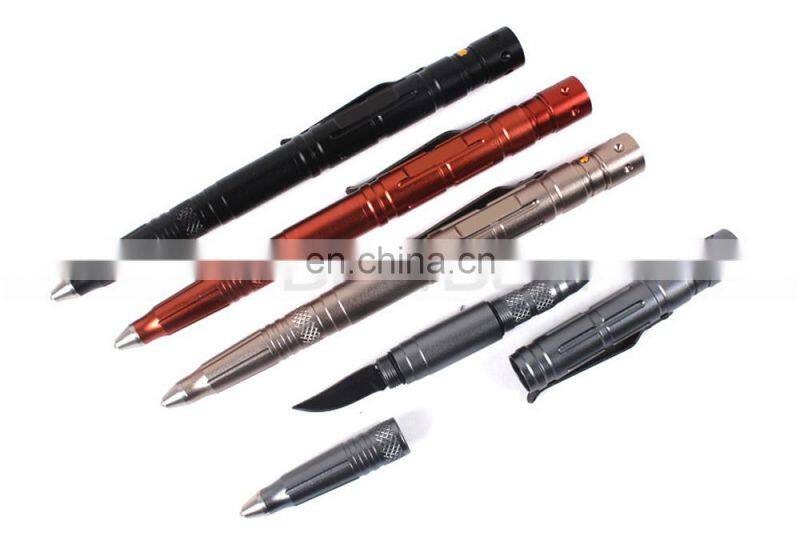 162mm Aluminum Alloy 10 Hour Working Nichia LED Tactical Pen Defense Self Defence
