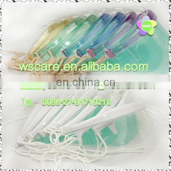 transparent protective face shield/face mask with splash shield