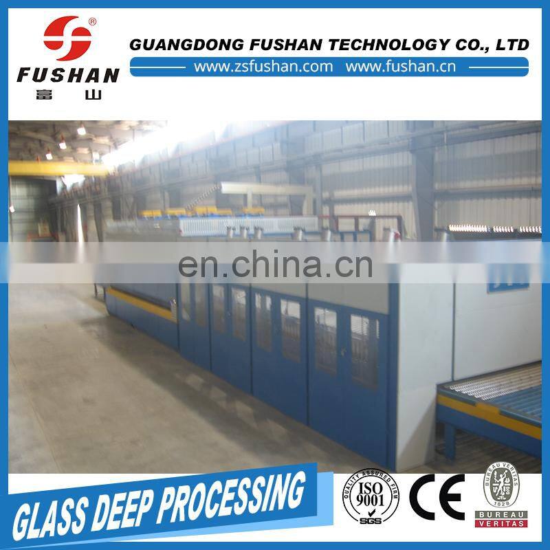 China Made float glass tempering machine on sale