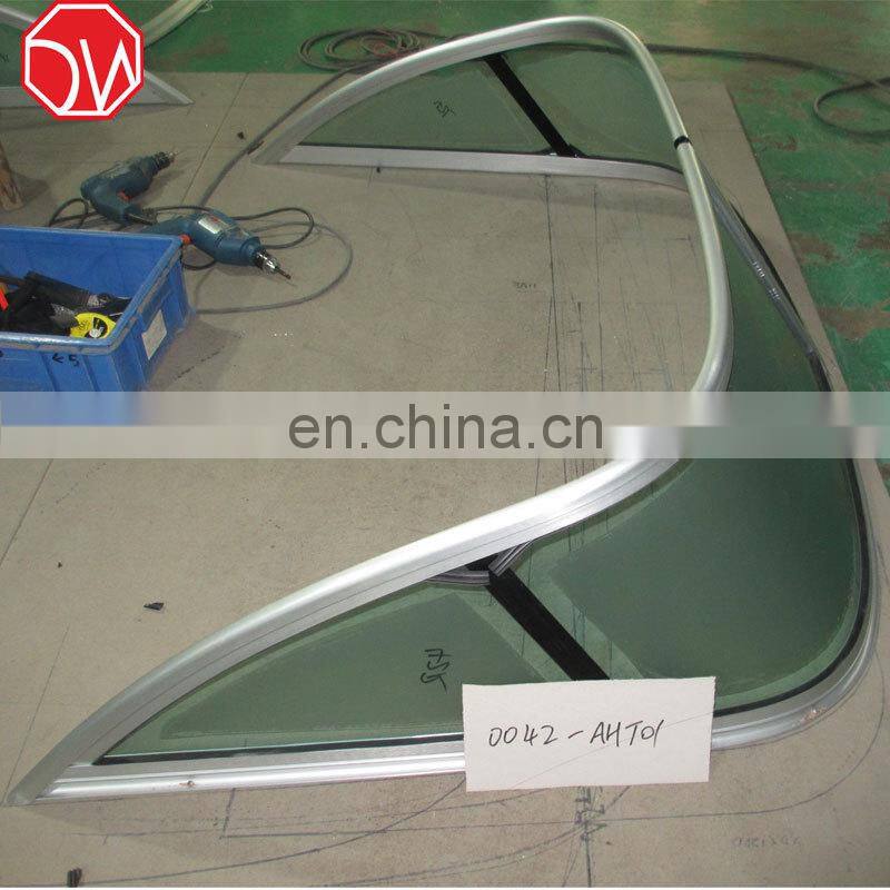 Aluminum Alloy Frame Customized Windshields for Boats