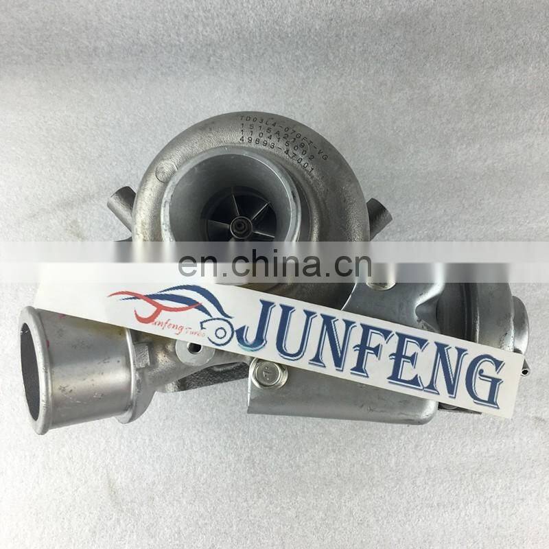 Turbocharger for Mitsubishi Lancer ASX 1.8 DID Engine parts 49131-06703 49131-06704 1515A219 TD03L turbo charger 49693-47001