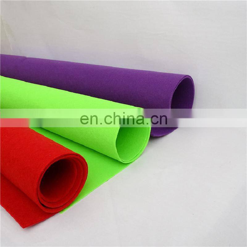 Colorful Nonwoven Non-woven Polyester Felt Fabric