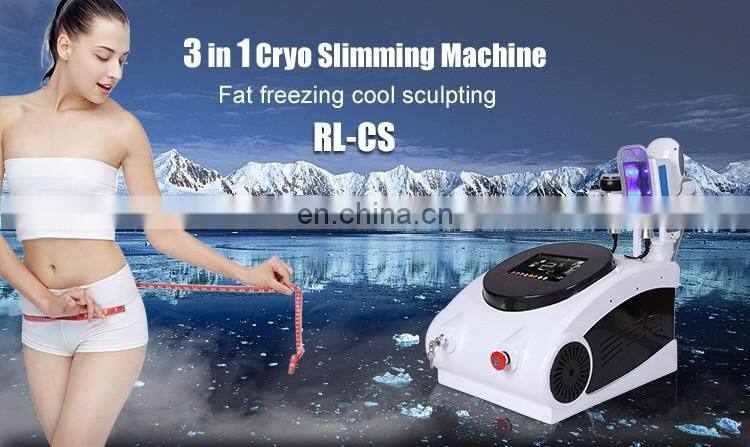Cavitation Rf Vacuum Machine + Cryolipolysis slimming machine fat freezing machine