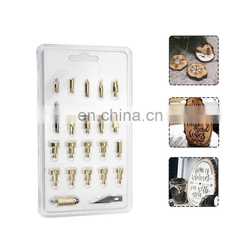 Frankever wood soldering iron kit wood burning tip set