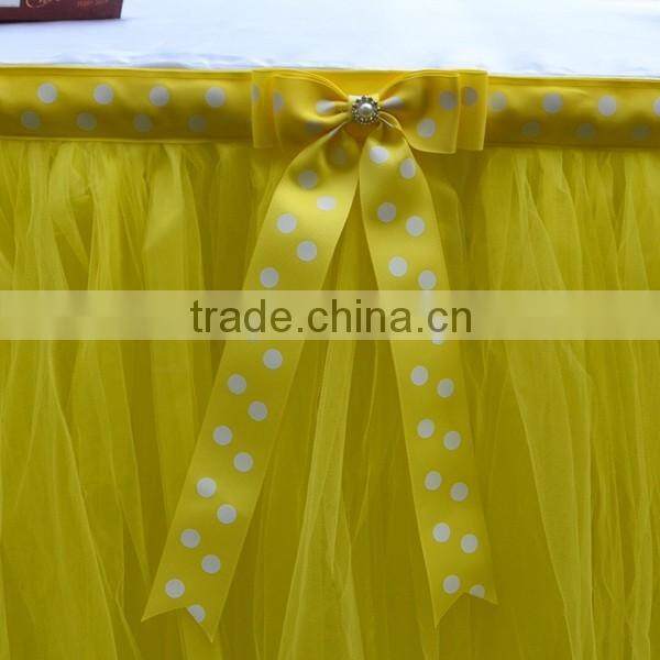 Wedding Decorations Tutu Tableware Tulle Table Skirt SD103