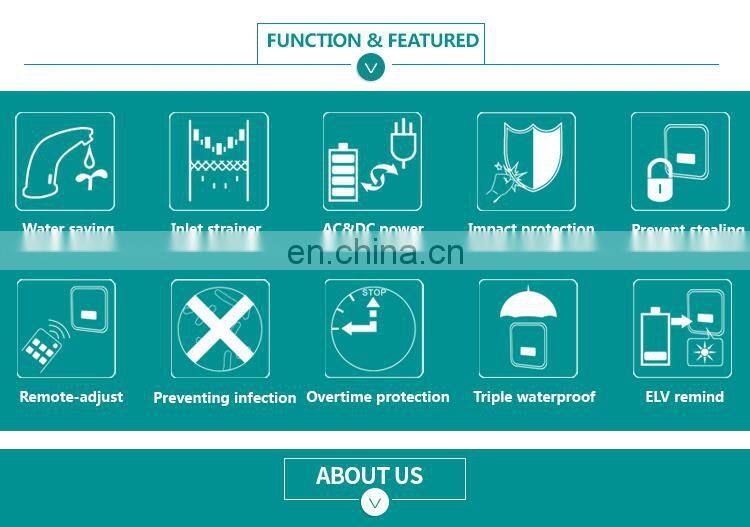 2021 European Cold Water High Quality Brass Waterfall Electric Sensor Faucet