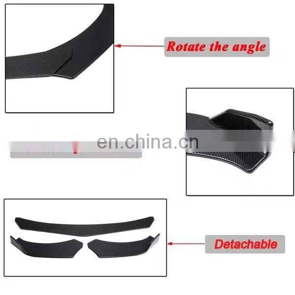 Car Accessories Parts Front Bumper Spoiler Skirt Protector Lips changzhou factory keyray