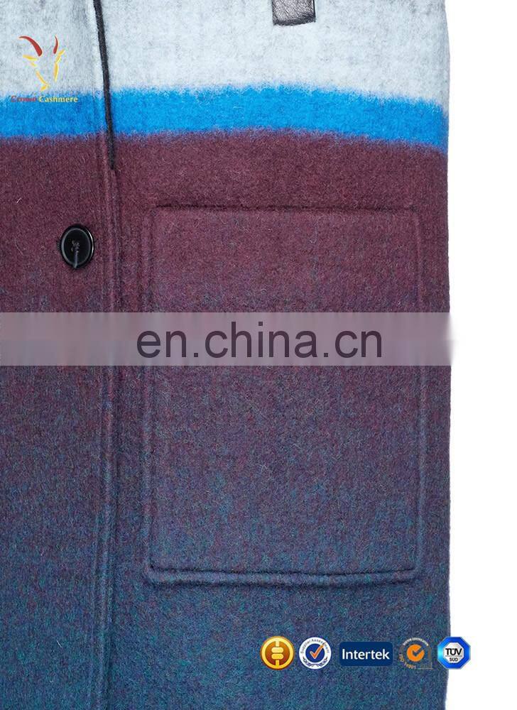 Women Casual Long Sleeves Woolen Coat Plus Size Cashmere Coat