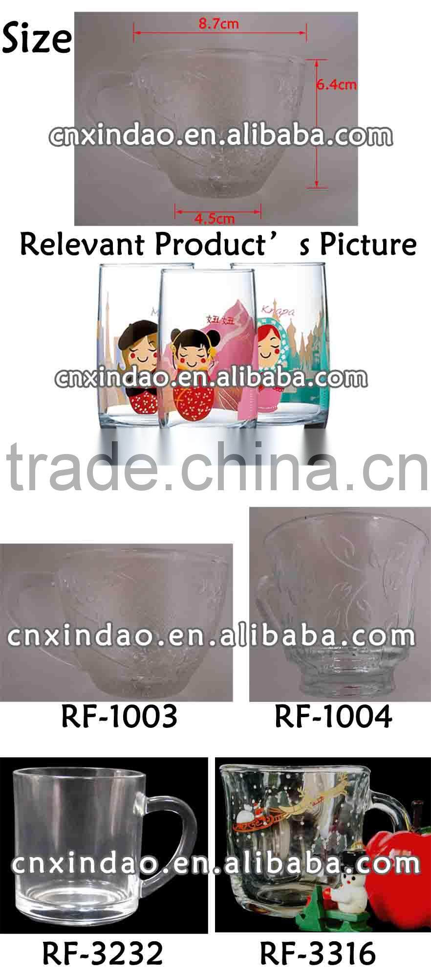 Clear Cheap Glass Mug for Glass Coffee Mug Drinking Mug Promotion Mug Daily Used