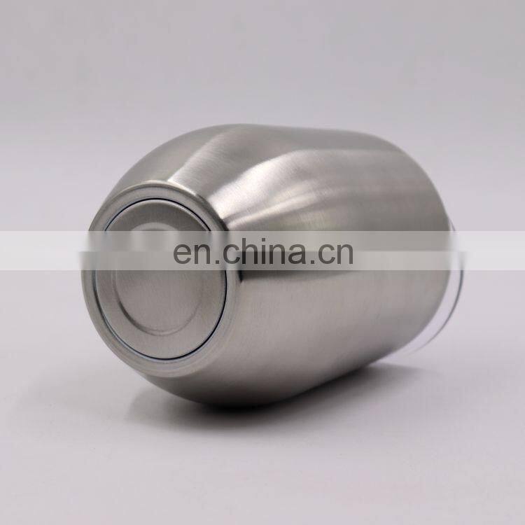 12oz Double Wall 304 8/18 Stainless Steel Reusable Coffee Cup Mug Tumbler With Lid