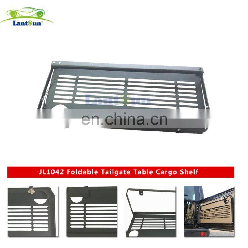 iron tailgate table cargo shelf for jeep jl car accessories