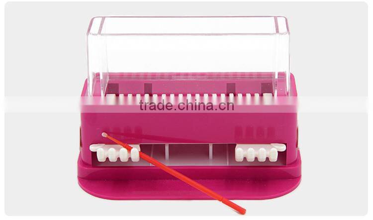 Hot sale permanent makeup accessories microbrush cotton swab dispenser