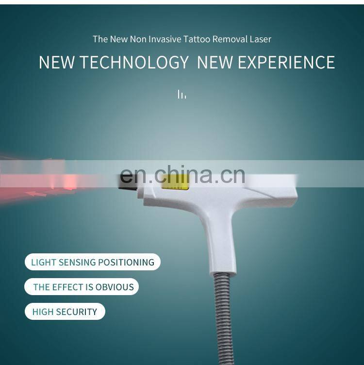 Factory Non Invasive Tattoo Removal Laser Instrument Q Switch ND Yag Laser Machine Eyebrow Pigment Removal Beauty Instrument