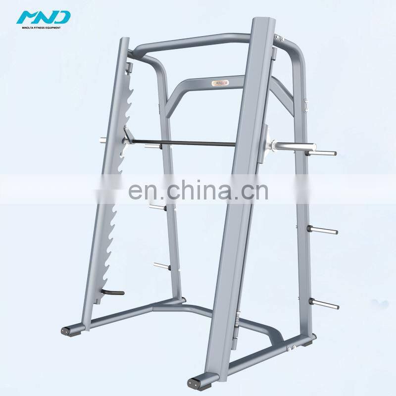 Sport Equipment Commercial Gym Fitness Equipment 70 Degree Incline Linear Bearings Smith Machine