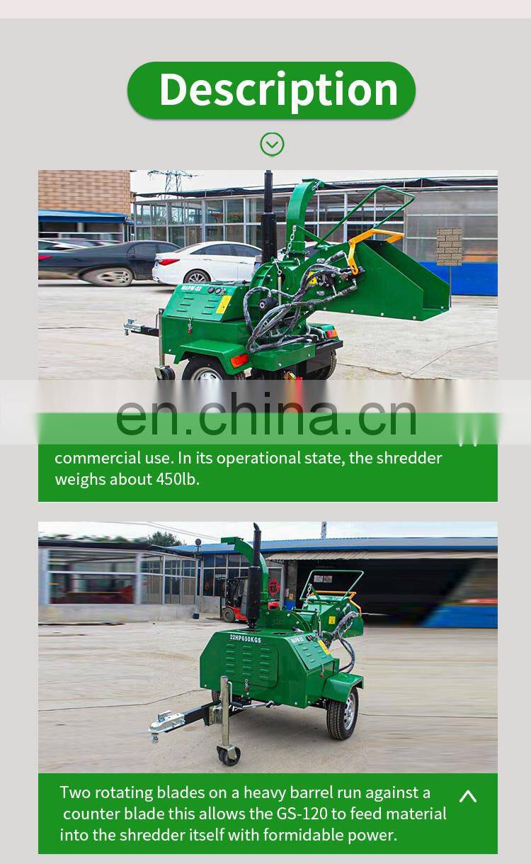 Trade Assured 22hp diesel wood chipper