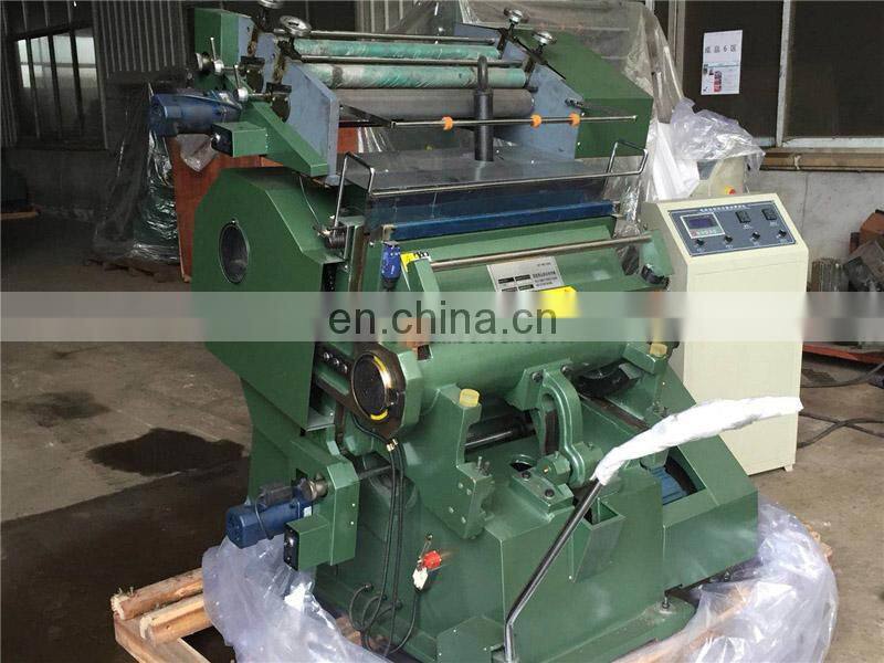 TYMB1040 CE High Pressure kraft paper hot foil stamping die cutting machine, invitation card plane die punching machinery