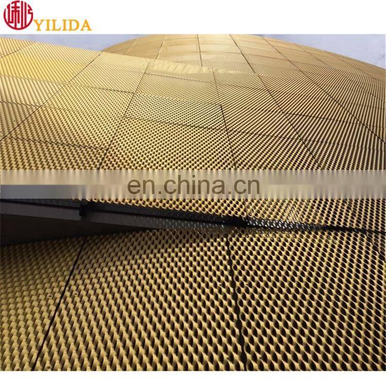 PVDF decoration aluminum expanded metal mesh