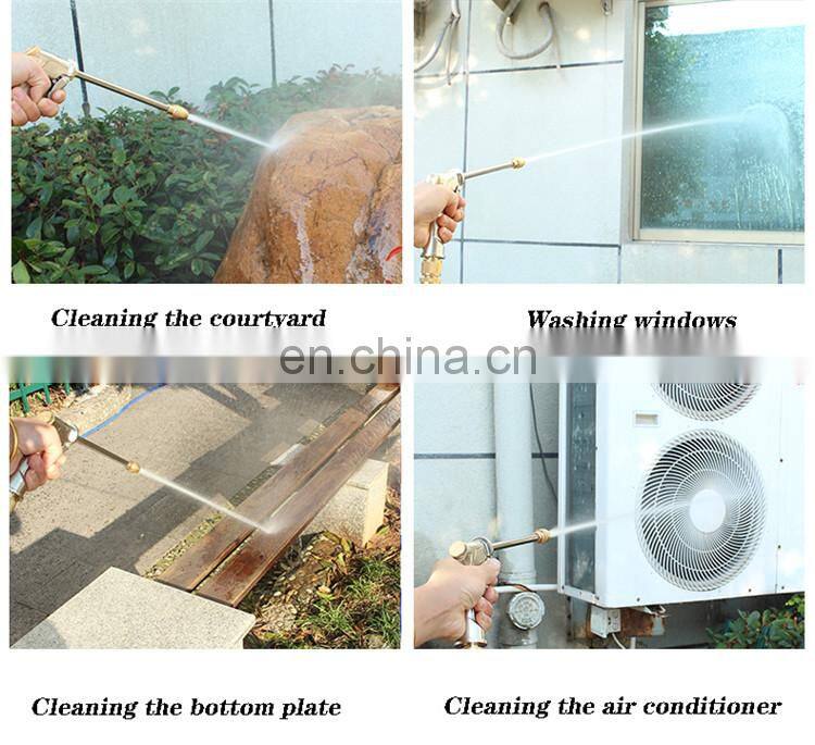 Metal Water Spray Gun Car Washer Cleaner Garden Hose Water Gun Sprinkler Foam Water Gun For The Garden