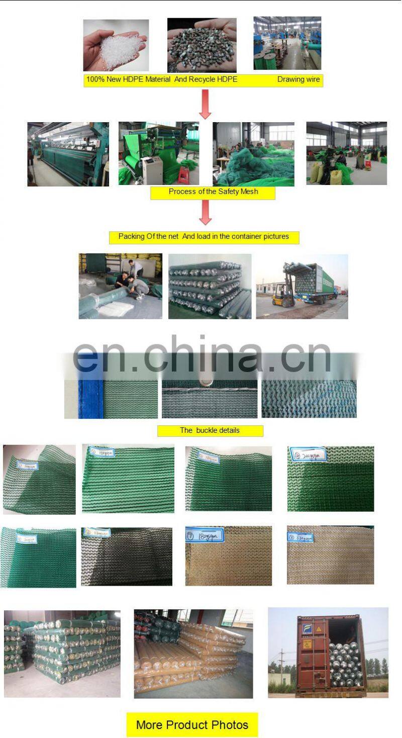 80% shade rate 100gsm dark green shade net