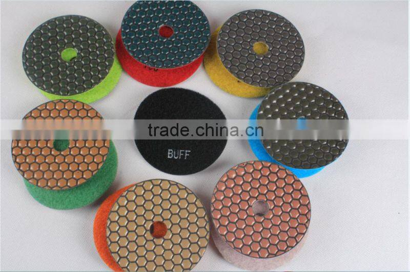 Premium 7-step dry polishing pad