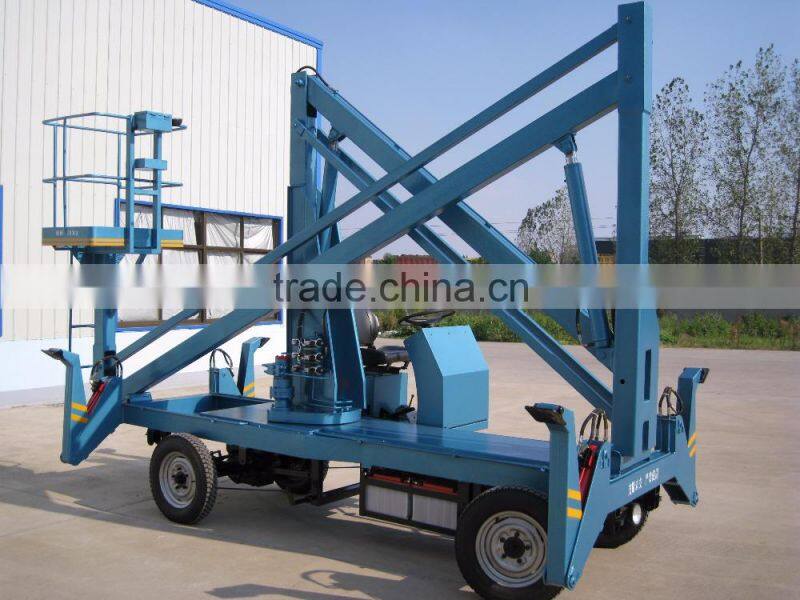 14m, 2015 new hydraulic tailgate lift for truck /pickup truck boom lift /compact boom lift
