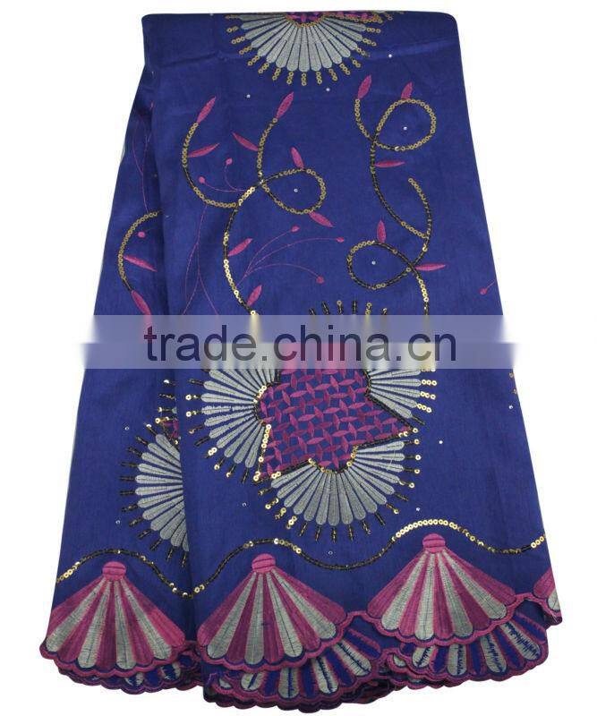 african sequin woven george lace comfortable fabric GP1001 Red