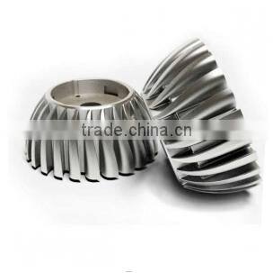 Custom anodized aluminum heat housing led